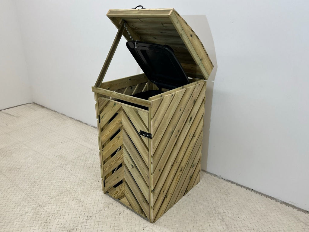 VerdiBin Wheelie Bin Storage Unit | Wooden Bin Store &amp; Hideaway | 1&ndash;4 Bins
