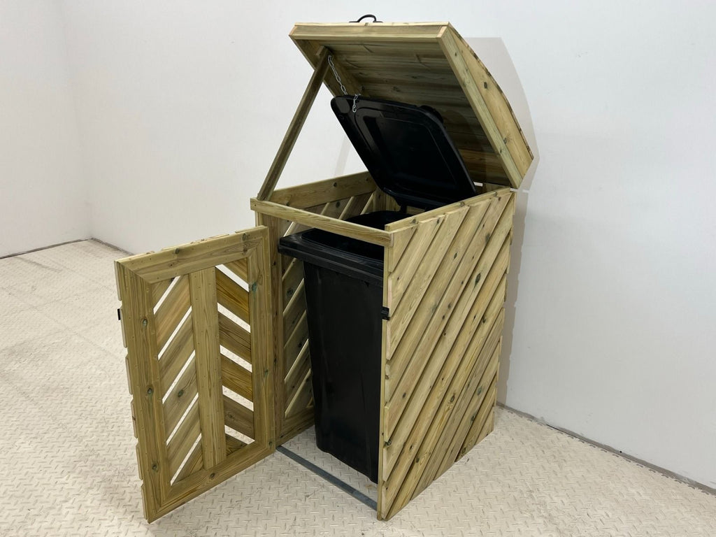 VerdiBin Wheelie Bin Storage Unit | Wooden Bin Store &amp; Hideaway | 1&ndash;4 Bins