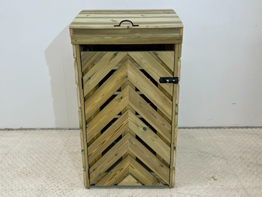 VerdiBin Wheelie Bin Storage Unit | Wooden Bin Store &amp; Hideaway | 1&ndash;4 Bins