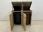 VerdiBin Wheelie Bin Store | 1–4 Bin Pressure Treated Timber Bin Storage