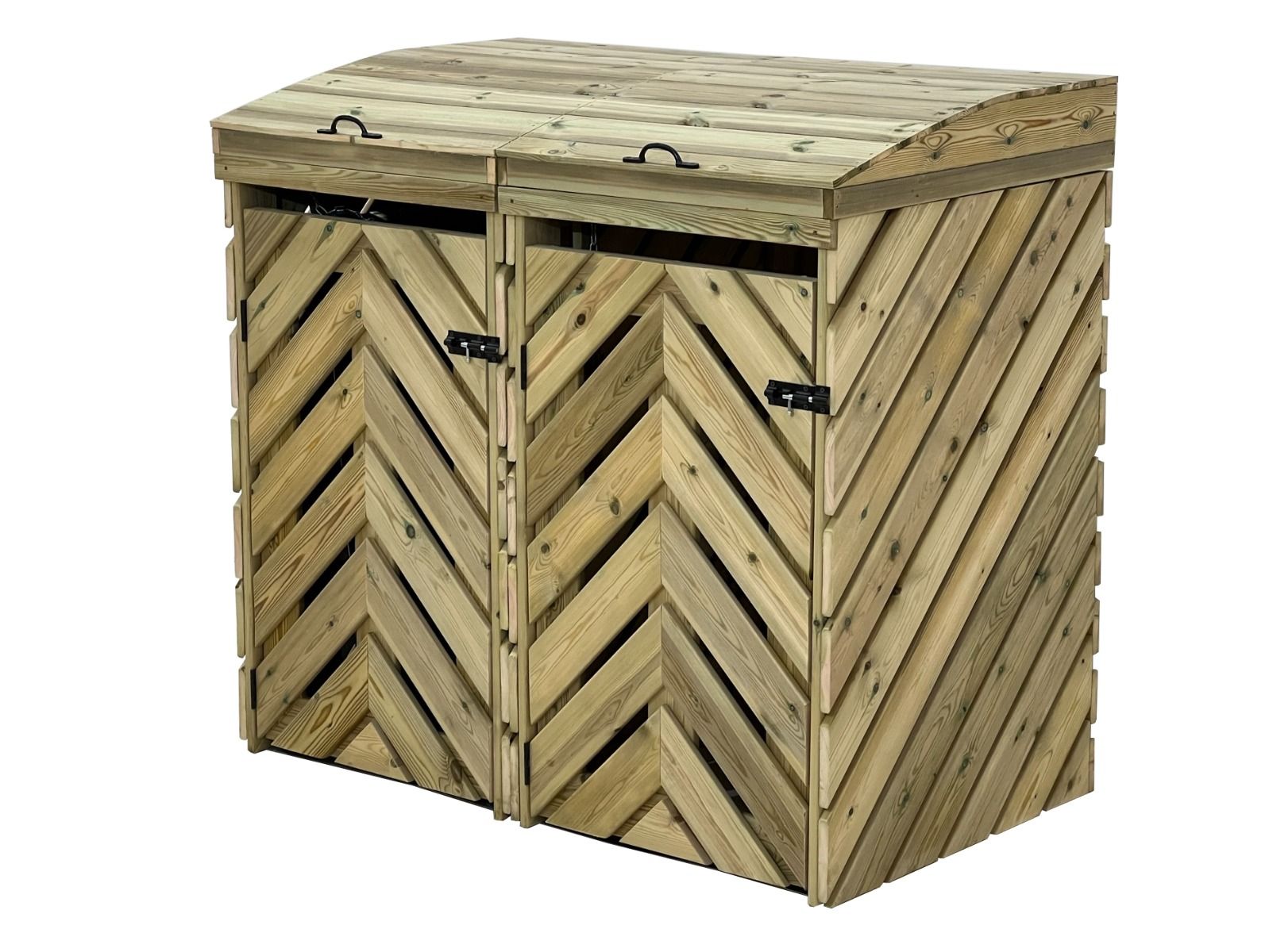 VerdiBin Wheelie Bin Storage Unit | Wooden Bin Store &amp; Hideaway | 1&ndash;4 Bins