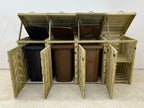 VerdiBin Wheelie Bin Store | 1–4 Bin Pressure Treated Timber Bin Storage