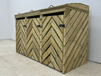 VerdiBin Wheelie Bin Store | 1–4 Bin Pressure Treated Timber Bin Storage