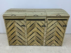 VerdiBin Wheelie Bin Store | 1–4 Bin Pressure Treated Timber Bin Storage