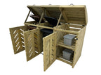 VerdiBin Wheelie Bin Store | 1–4 Bin Pressure Treated Timber Bin Storage