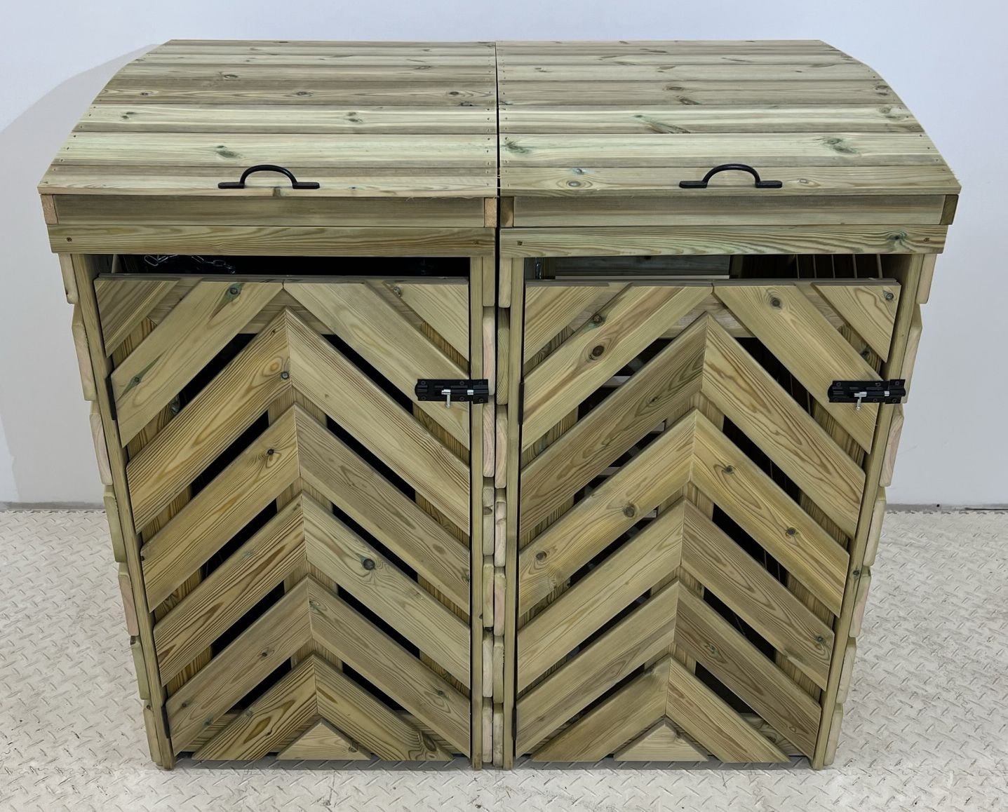 VerdiBin Wheelie Bin Storage Unit | Wooden Bin Store &amp; Hideaway | 1&ndash;4 Bins