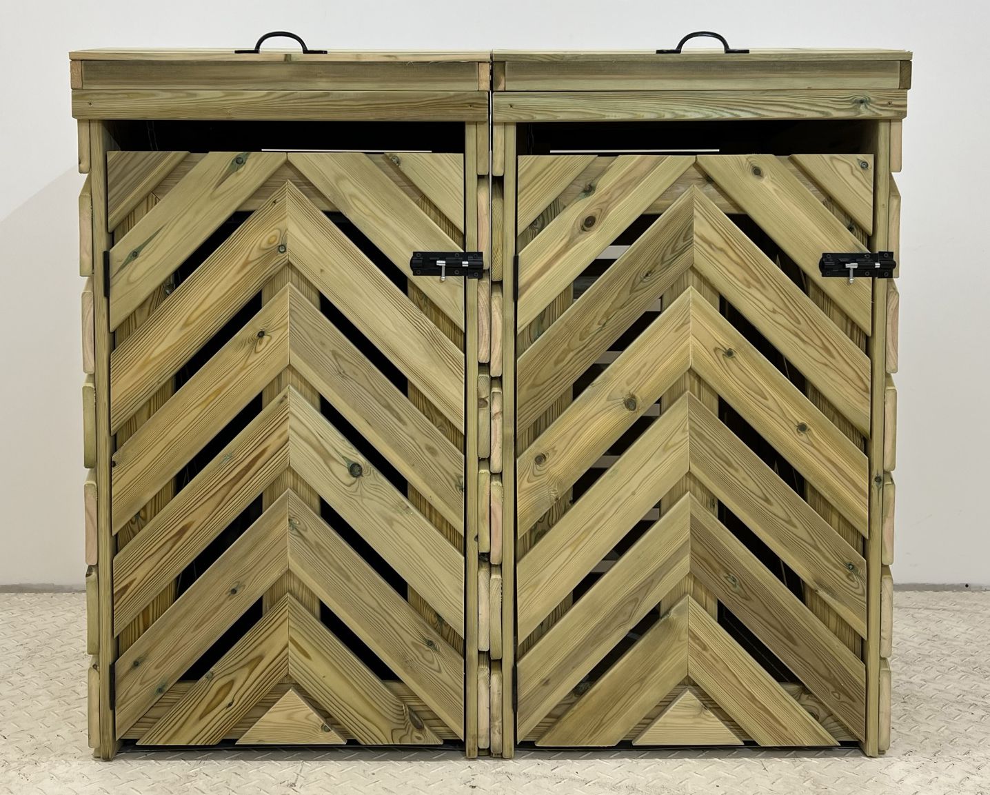 VerdiBin Wheelie Bin Storage Unit | Wooden Bin Store &amp; Hideaway | 1&ndash;4 Bins
