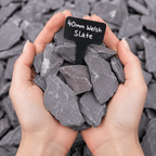 Welsh Green Slate Chippings | 40mm Crushed Slate for Borders