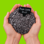 Welsh Plum Slate Chippings | 10mm-to-Dust Crushed Slate for Paths