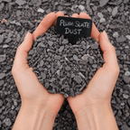 Welsh Plum Slate Chippings | 10mm-to-Dust Crushed Slate for Paths