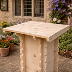 Wooden Interlock Bar Table