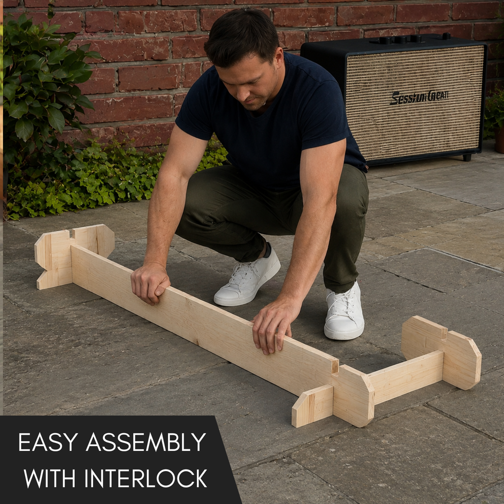 Wooden Interlock Corner Bar